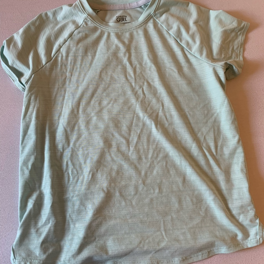 ATHLETA Teal Shirt- M/8-10